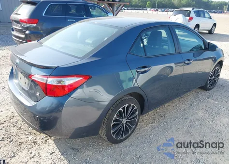 2015 Toyota Corolla S Plus z USA, uszkodzony, nr VIN 2T1BURHEXFC448634